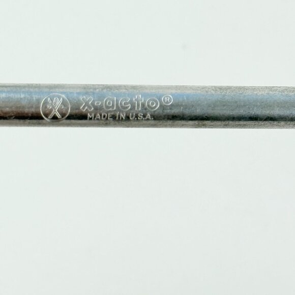 Vintage X-Acto Workshop Crafting Tools Kit Wooden Box Blades Incomplete Set - Picture 9 of 11